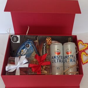 Estuche Jamón Serrano y Queso Azúl